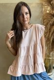 Classic Cotton Smock Tee Rose